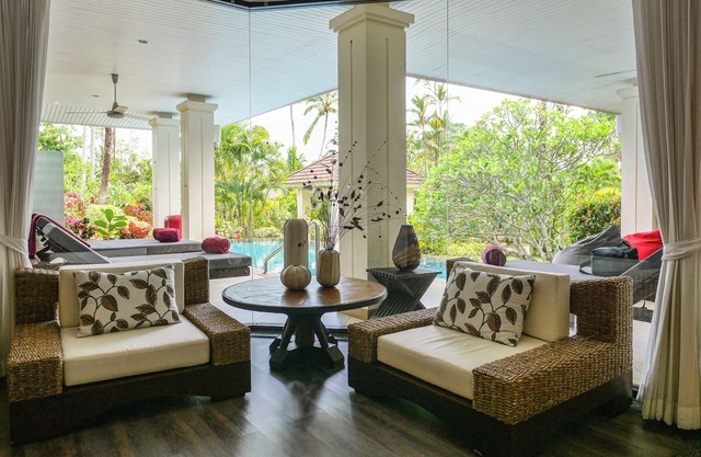 Villa Sansuk is a peaceful 3-bedroom villa in the Maenam