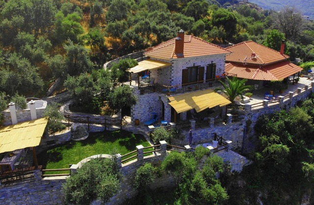 Villa surrounded by greenery
