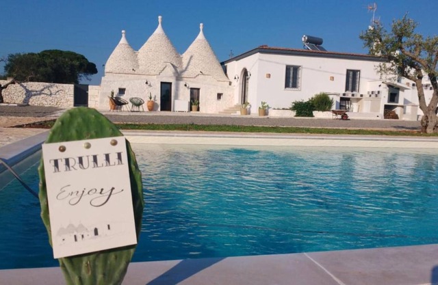 Villa 'Trulli Enjoy' with Private Pool, Wi-Fi and Air Conditioning
