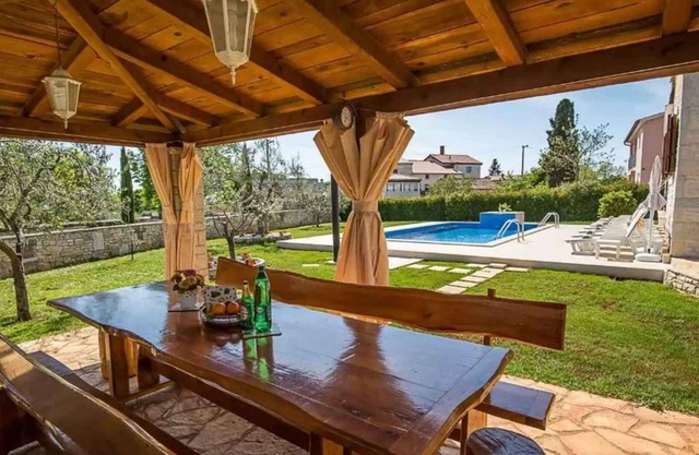 Villa with pool and garden terrace