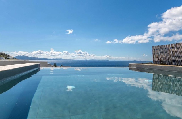 Villa with View of Agios Ioannis and Pool with Jacuzzi