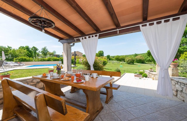 Vintage home with swimming pool and large backyard