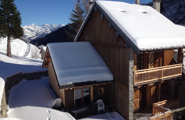 * vista mont blanc chalet in celliers. Valmorel ski area