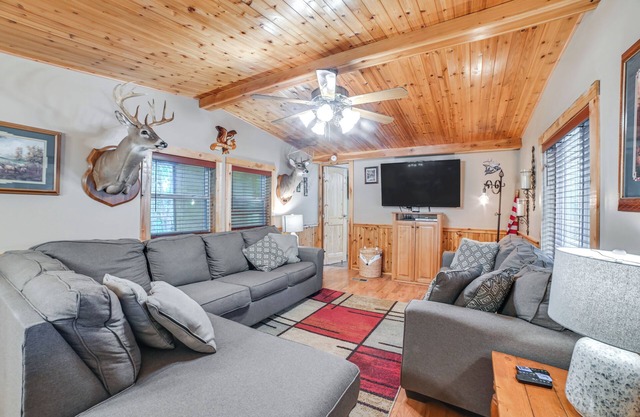 Walk to Lake: Dover Cabin w/Views & Porch