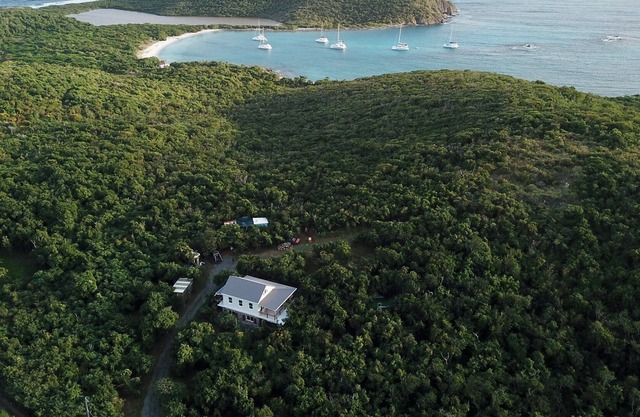 Walk to the Beach at Salt Pond, St. John US Virgin Islands