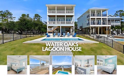 Water Oaks Lagoon House - Newly Built! Lagoon Front Paradise, Private Dock