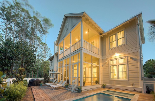 WaterColor 5BR w/Pool & Spa - Walk to Camp - Optional GEM Cart