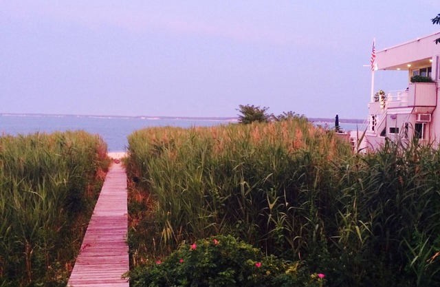Waterfront home with private beach on Peconic Bay