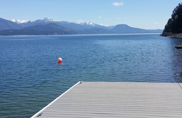 Waterfront House On Camp Bay, near Sandpoint with Dock and swimming area.