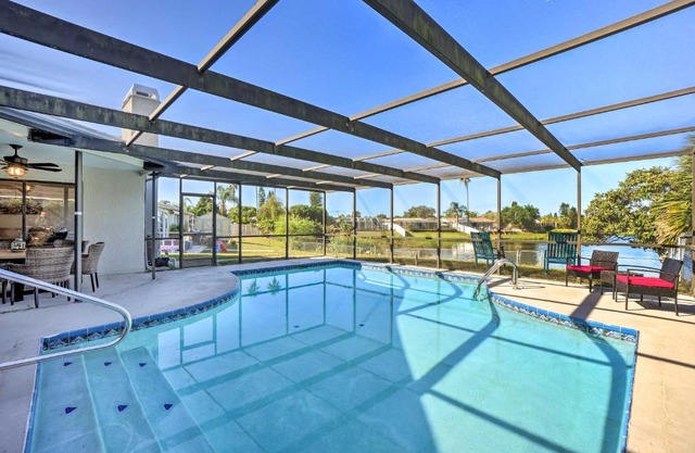 Waterfront Port Richey House with Heated Pool!