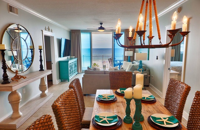 Waterscape A606 ~ Gulf & Pool Views ~ Beach Service ~ Top Floor 2BR