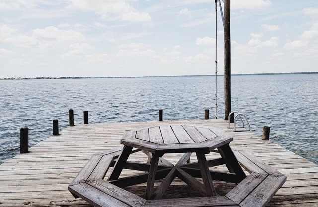 Welcoming Lake June home with amazing dock and stellar sunset views