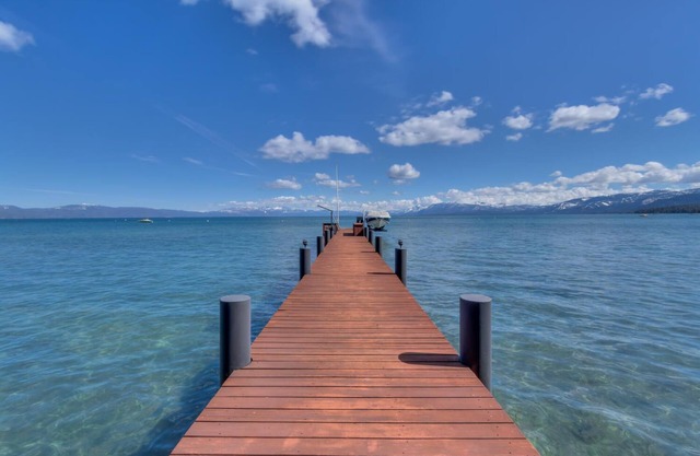 Whispering Pines by Tahoe Getaways - Lakefront w/Private Pier, Buoy w Pool Table, Fireplace