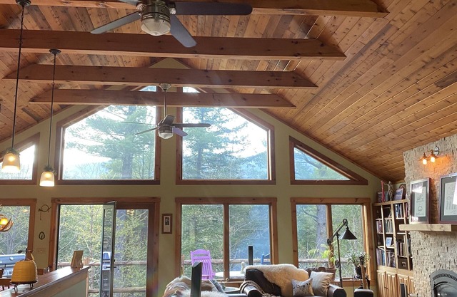 Whiteface Resort on West Branch Ausable River. See Whiteface Mtn from our deck