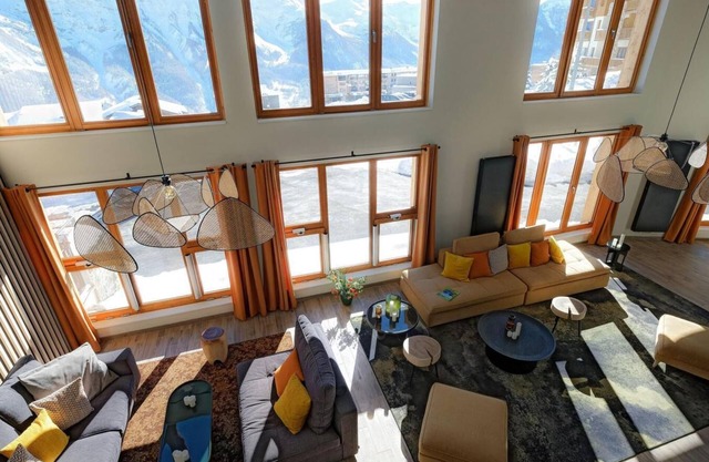 Wifi, 90m from ski slopes, fitness, swimming pool, terrace, balcony, tv, 62m²
