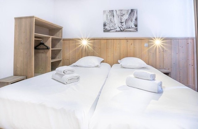 Wifi, ski-in/ski-out & foot of the slopes, 3rd floor, view mountain, swimming pool, sauna, hammam
