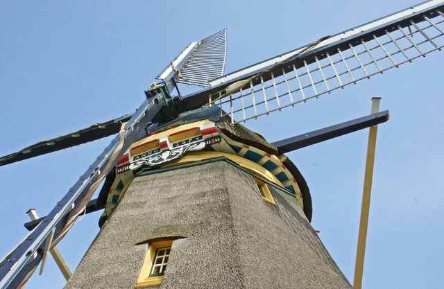 Windmill close to Amsterdam, 3 bedrooms, bathroom, kitchen, living room, view