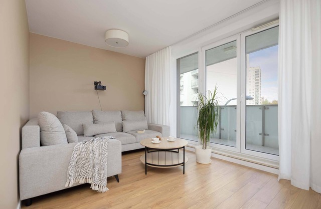 Wita Stwosza 48 | Warsaw | Spacious Apartment with Parking Balcony | Next to Met