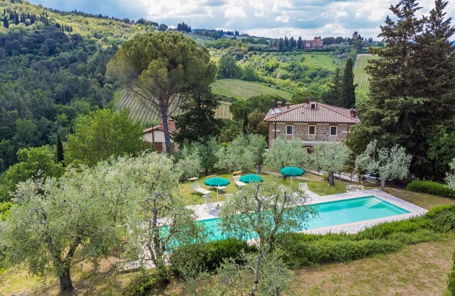 Wonderful private villa for 12 guests with A/C, WIFI, private pool, TV and panoramic view
