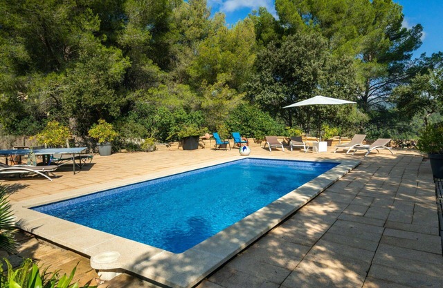 Wonderful private villa with A/C, WIFI, private pool, TV, patio, panoramic view and parking