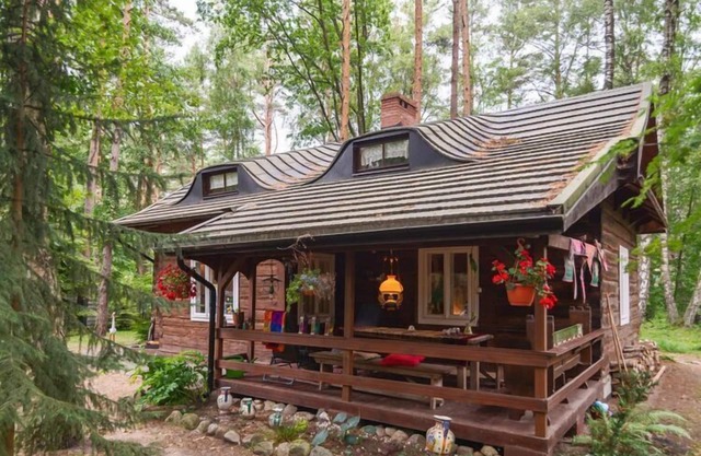 Wooden House in Debki near Baltic Sea Beach