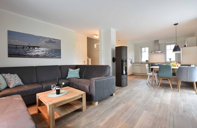 XL 8-room vacation home with fireplace (max. 11 people) - L7 Holiday home Strandhafer