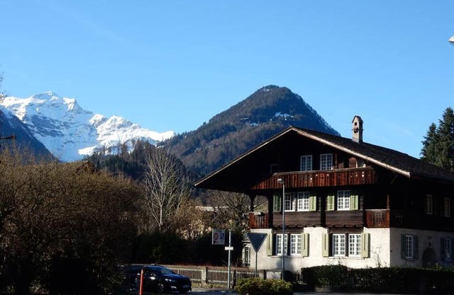 Zentral gelegene Wohnung mit grossem Garten