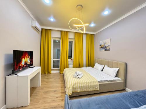 Yesil District Apartment | Новая квартира рядом с ЭКСПО АЭРОПОРТОМ ПРЕЗИДЕНТСКАЯ БОЛЬНИЦА Венский 29б