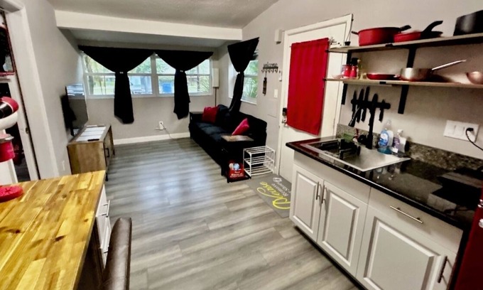University Apartment | 1 br 1 ba w/Kitchenette, WiFi, AC in 33612 near Moffit Cancer USF Busch Gardens