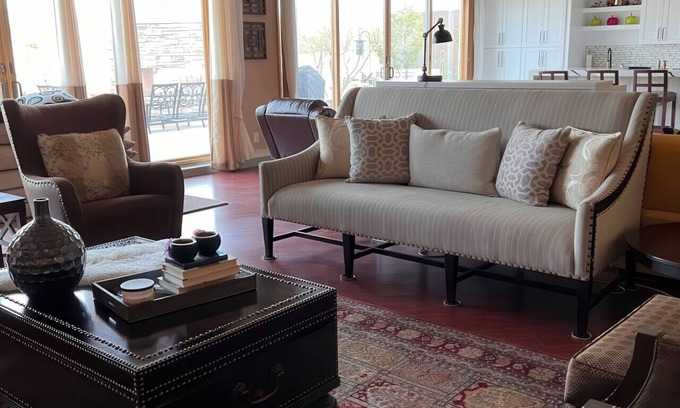 Desert Diamond House | 1 BR Ranch w/Four Peaks Views & Outdoor Fireplace