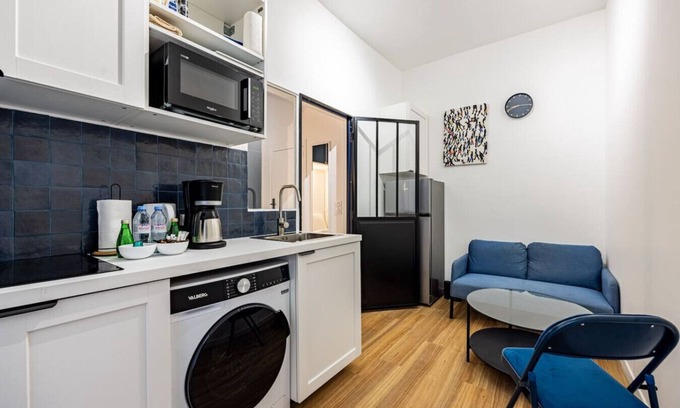 Quartier de la Salpetriere Apartment | 1#Cosystudio#Paris13#PlantGarden