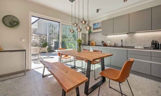 Lubmin Apartment | 150m to the beach & large terrace! Modern maisonette for 4 people