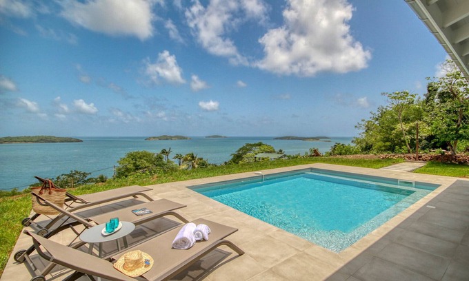 Le Francois Villa | 180° ocean view villa (MQFR65)