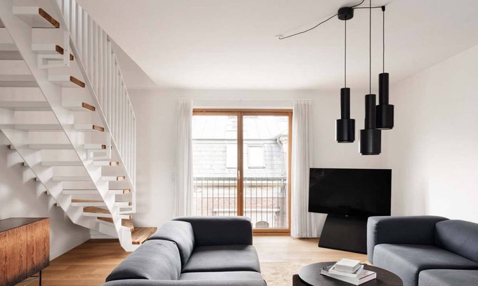 Copenhagen K Apartment | 180 square meters Kings Garden Doublex w balcony