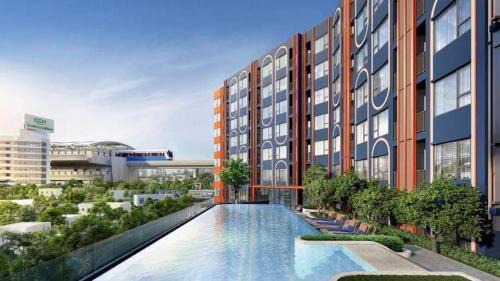 Anusawari Apartment | 1Bed Room Near Airport DMK BTS Swimming Pool Gym Monthly rental