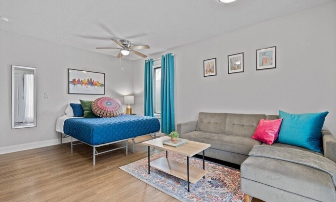 North Kansas City Apartment | 1BR/1BA Studio in NKC|Great Location+Walkable