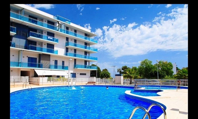 Cambrils Condo | 2 APARTMENT WITH POOL IN FRONT OF ESQUIROL DE CAMBRILS BEACH