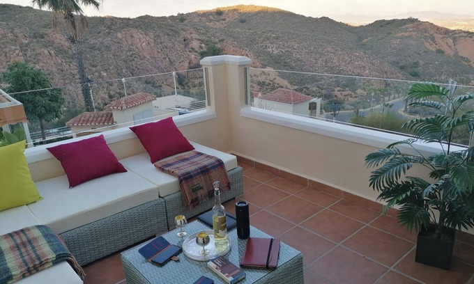 Bedar House | 2 Bed House Sleeps 4 - Pool, Sea Views, Parking