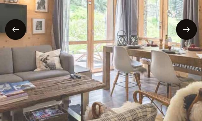 Les Avanchers-Valmorel Apartment | 2-bedroom apartment "sur piste" with terrace and nature view (Forêt area)