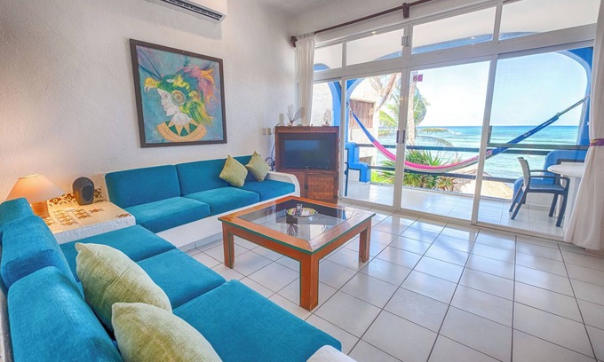 Akumal Condo | 2-Bedroom Condo at Del Sol Beachfront - Absolute Beachfront