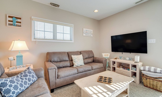 Cape May - Wildwood Condo | 2 Blocks to Beach: Cozy Retreat in Wildwood!