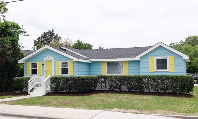 Kure Beach House | 2 BR Pet Friendly Home w Fenced Yard!