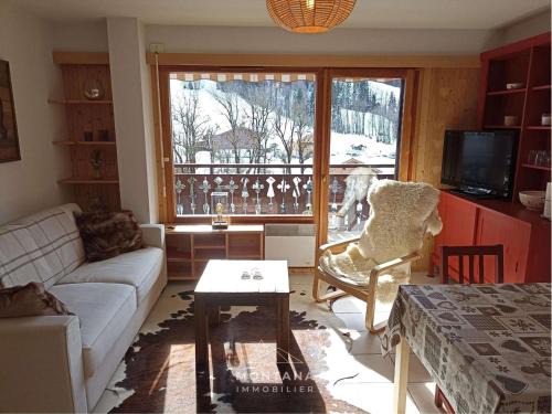 Le Grand-Bornand Apartment | 2 pièces avec balcon et garage, idéal 4 pers, juste 200m des télécabines - FR-1-458-255