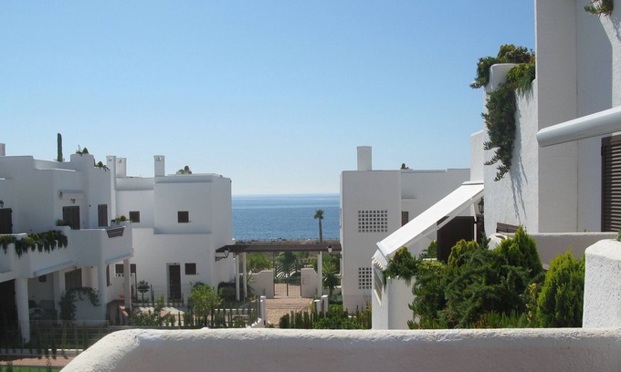 Mar de Pulpi Apartment | 2 Room, Sleeps 4, Parking, 4 Pools, Sea 1st Line