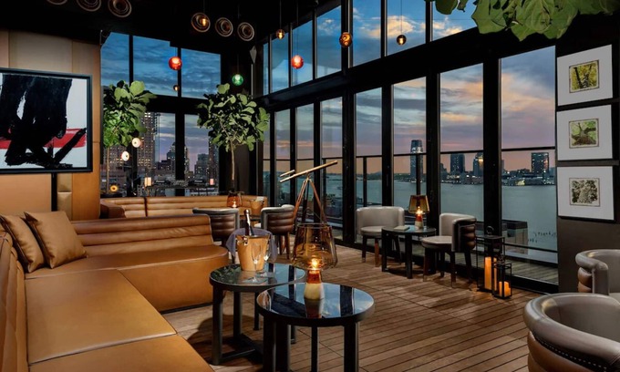 Hudson Square Hotel | 2 Rooms in Modern Art-Industrial Hotel w/Cuban-Styled Bar & Bohemian Chic Vibe
