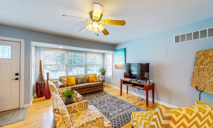 Miller Beach House | 2-story home near the lake & beach with firepit