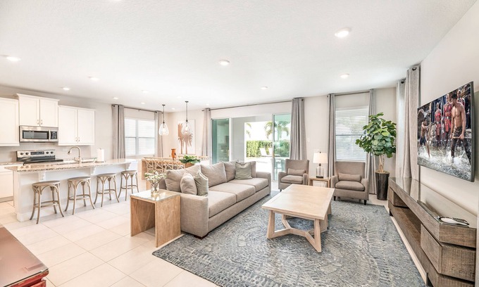 Florida Central Atlantic Coast Villa | 20% OFF/Modern Sunset Villa/5BR with 2 EN-SUITE/Private Pool & Spa