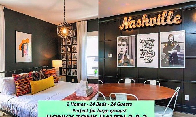 East Nashville House | 🥳​🎉24 Beds. Large CELEBRATION Home. 5 Points Section. Close to the Heart of T