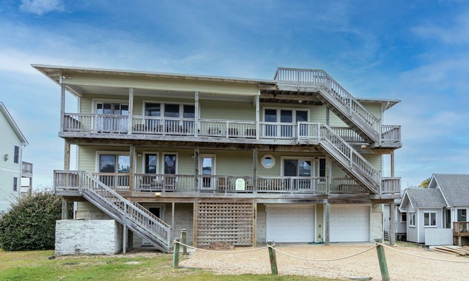 Carolina Dunes House | 2817 - Aerescape, Soundfront home with lots of fun amenities including rec room and private hot tub