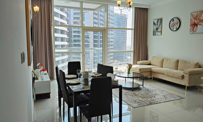 Dubai Sports City Apartment | 2BHK Apartment I Canal & ICC Stadium view I Dubai Sports City